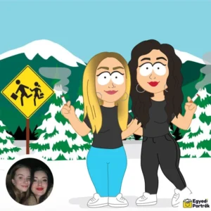 Egyedi Portré - South Park stílus