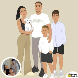 Egyedi Portré - Modern stílus