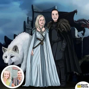 Egyedi Portré - Trónok harca stílus