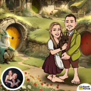 Egyedi Portré - Hobbit stílus